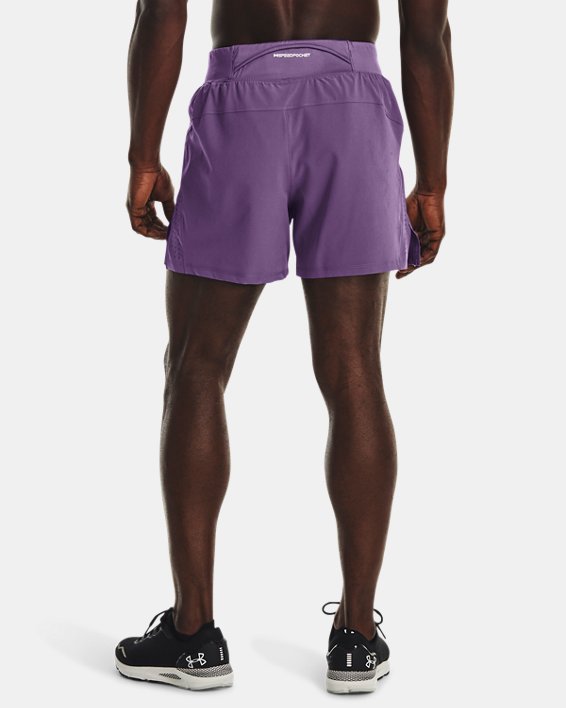 Men's UA Launch Elite 5'' Shorts, Purple, pdpMainDesktop image number 1